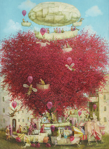 Tree of balloonists